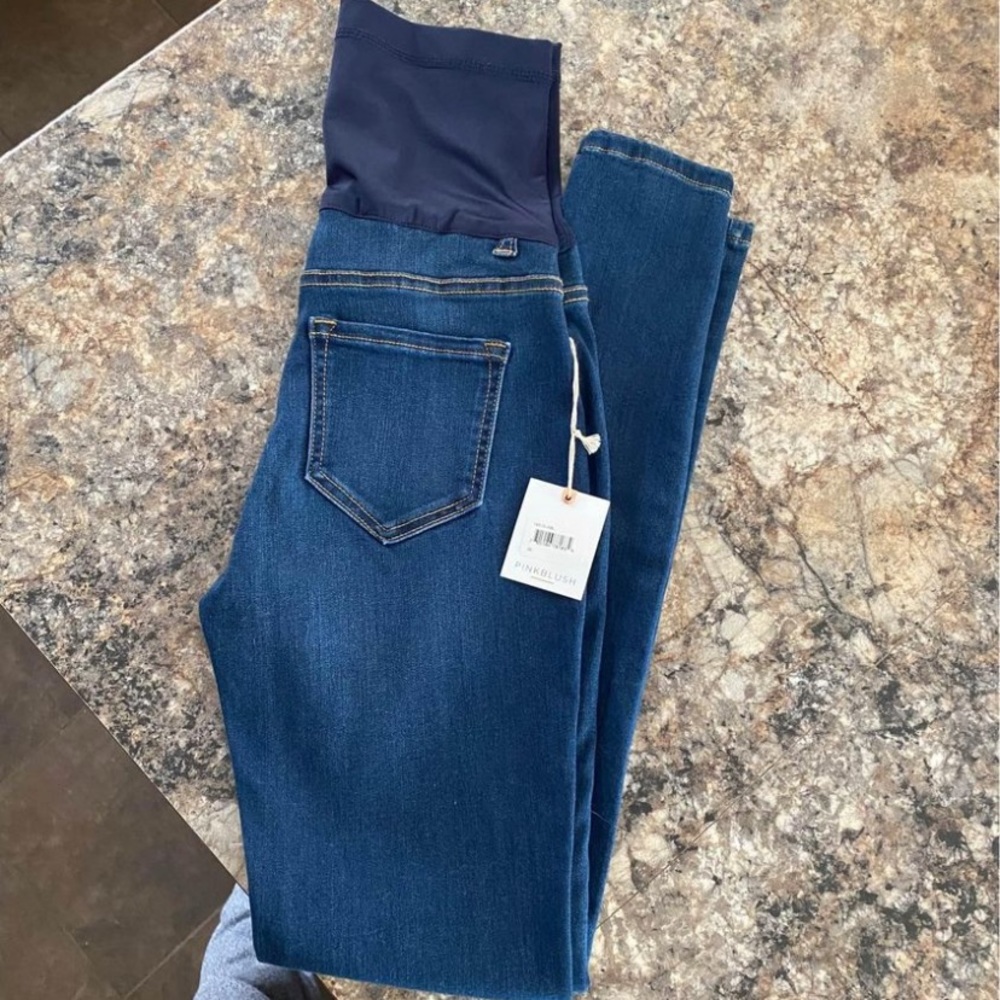 Pink Blush Maternity Jeans